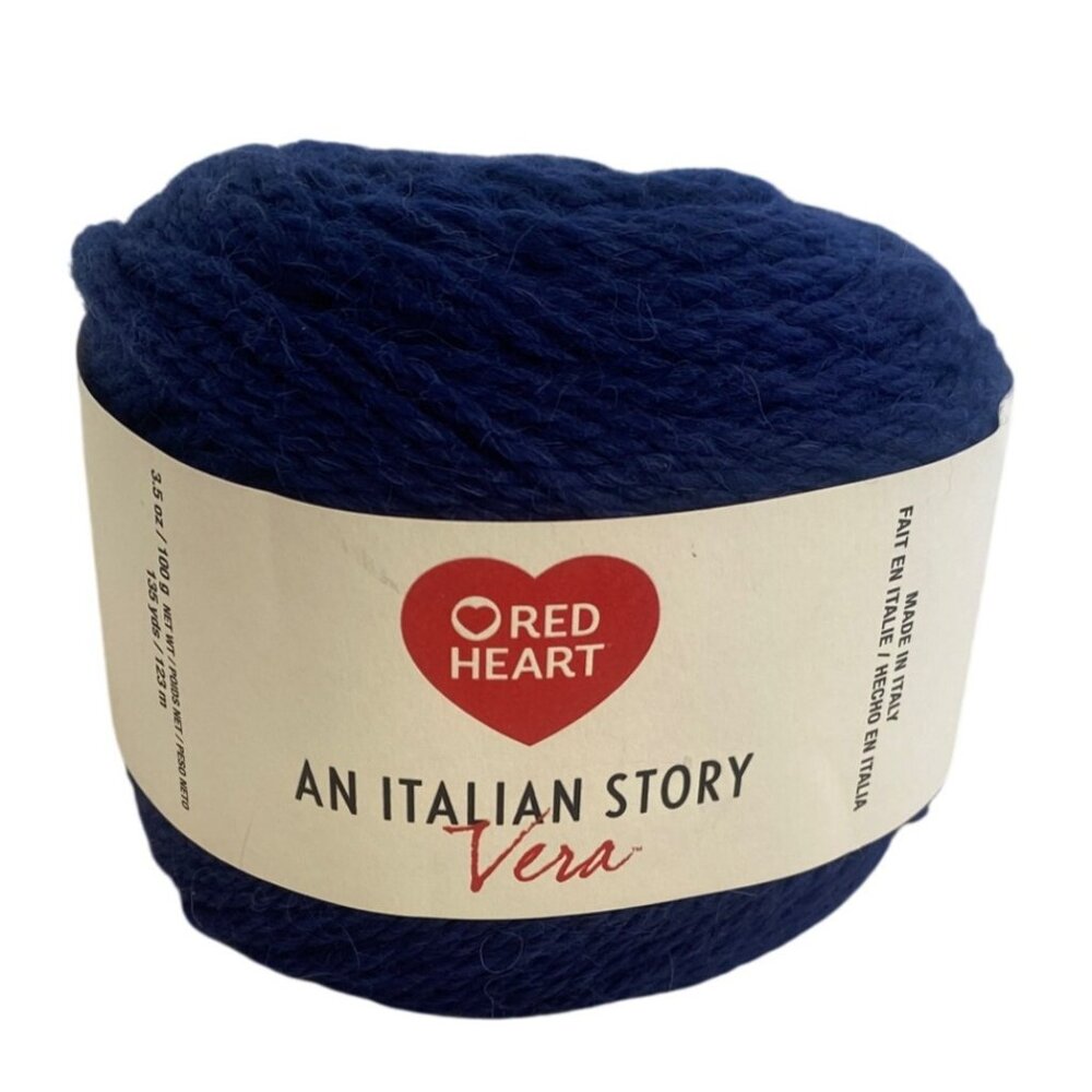 Red Heart An Italian Story Vera Yarn 3.5 Oz Bulky Weight 5 Alpaca & Wool Blend